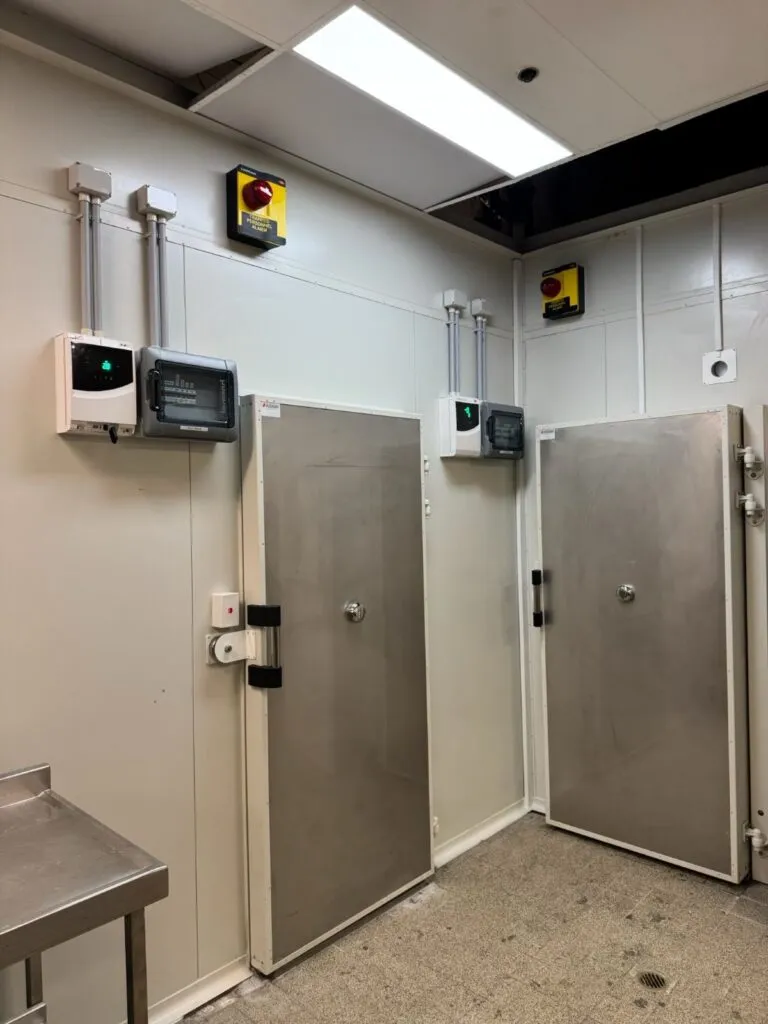A custom built cold room for the Sofitel pastry kitchen
