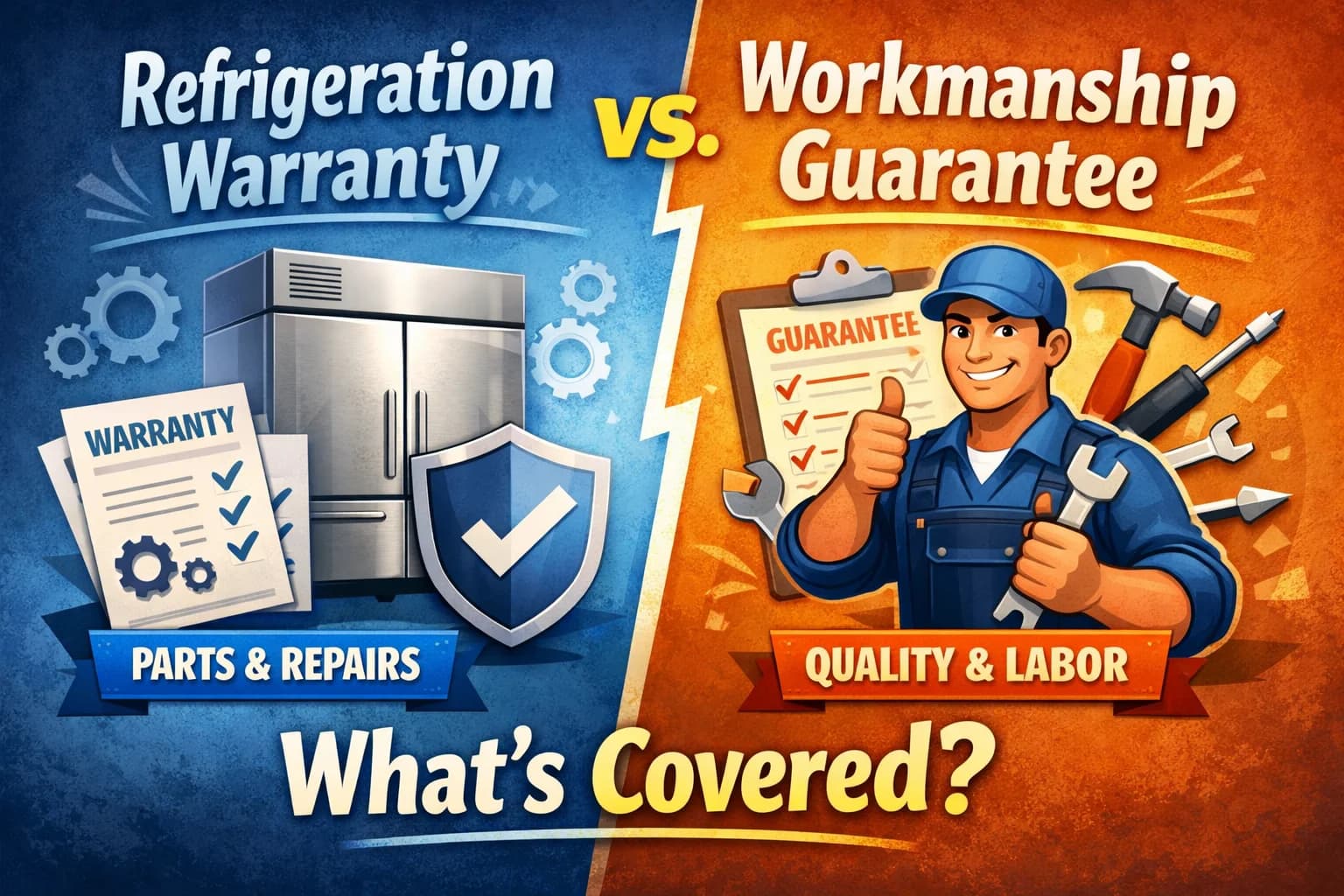 Refrigeration Warranty vs. Workmanship Guarantee: What's Covered?