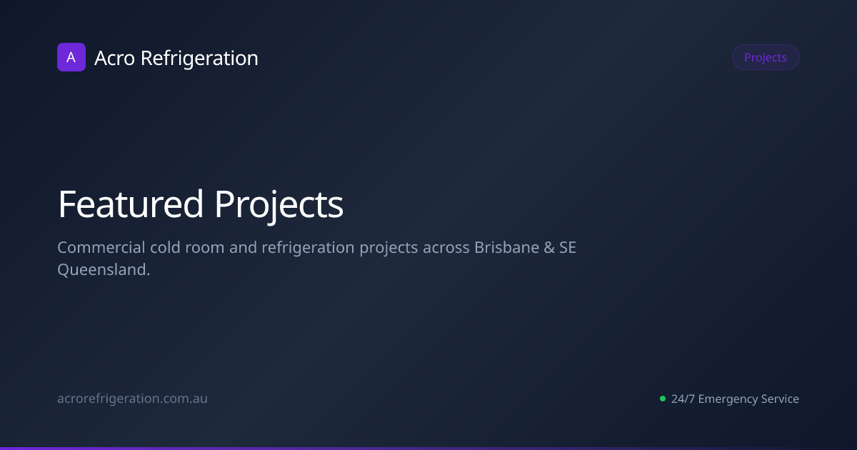 Featured Projects | Acro Refrigeration