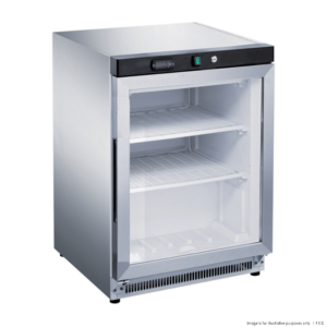 Thermaster Stainless Steel Upright Static Display Freezer XF200SG